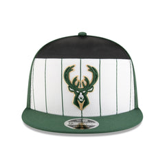 New Era Milwaukee Bucks 2025 NBA Tip Off Split Panel 9FIFTY Snapback Hat