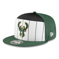 New Era Milwaukee Bucks 2025 NBA Tip Off Split Panel 9FIFTY Snapback Hat