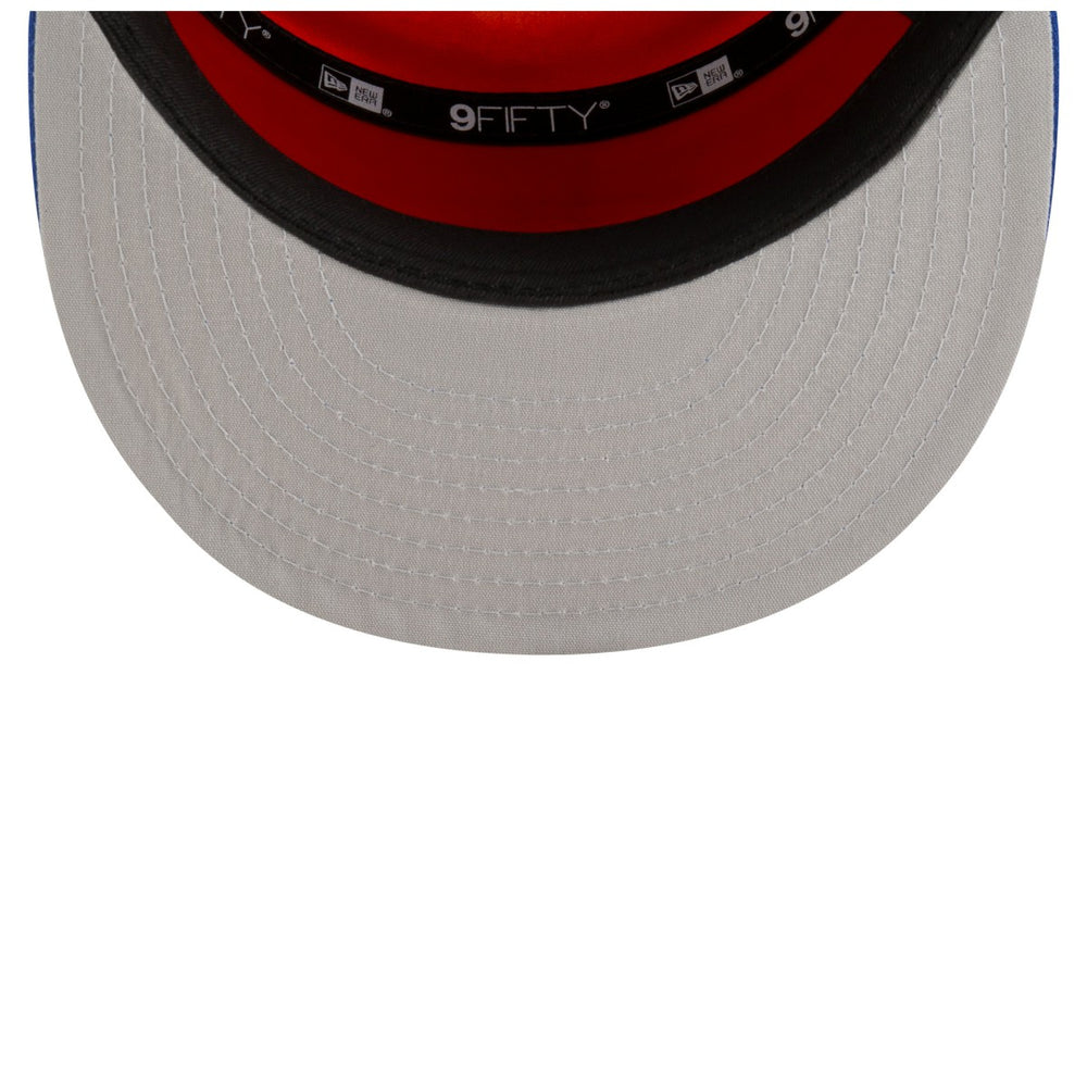 New Era New York Knicks 2025 NBA Tip Off Split Panel 9FIFTY Snapback Hat