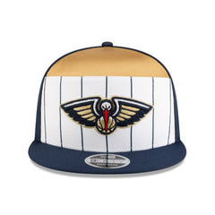 New Era New Orleans Pelicans 2025 NBA Tip Off Split Panel 9FIFTY Snapback Hat