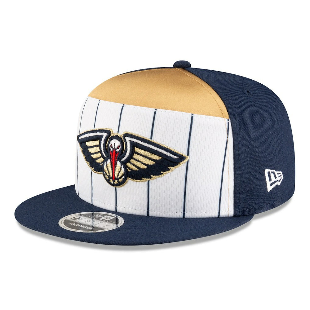 New Era New Orleans Pelicans 2025 NBA Tip Off Split Panel 9FIFTY Snapback Hat