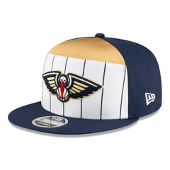 New Era New Orleans Pelicans 2025 NBA Tip Off Split Panel 9FIFTY Snapback Hat