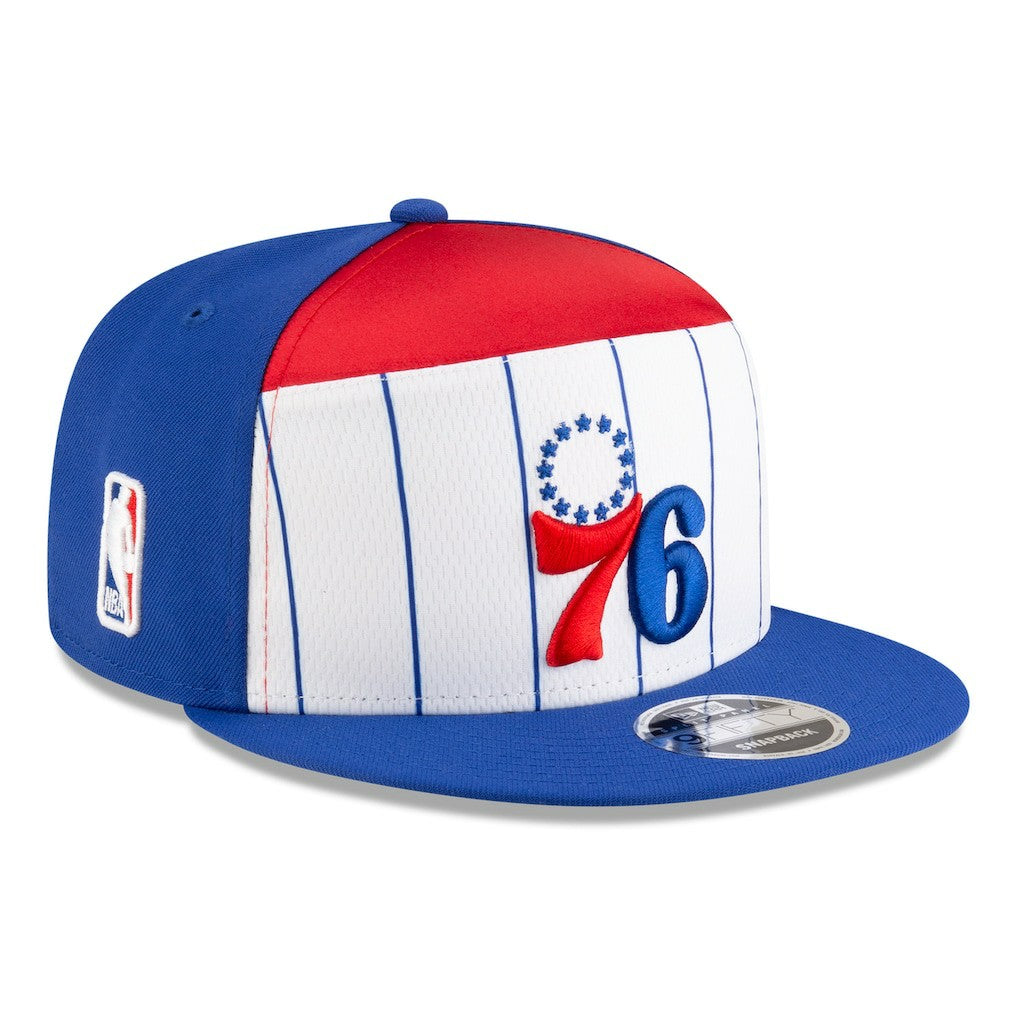 New Era Philadelphia 76ers 2025 NBA Tip Off Split Panel 9FIFTY Snapback Hat