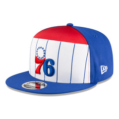 New Era Philadelphia 76ers 2025 NBA Tip Off Split Panel 9FIFTY Snapback Hat
