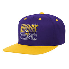 Outerstuff Youth Team Gradient Deadstock Snapback Hat - Minnesota Vikings Hats
