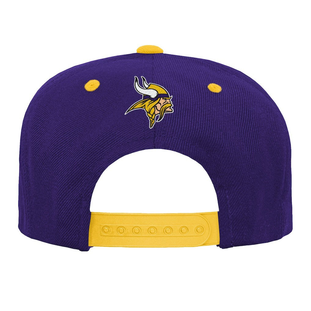 Outerstuff Youth Team Gradient Deadstock Snapback Hat - Minnesota Vikings Hats