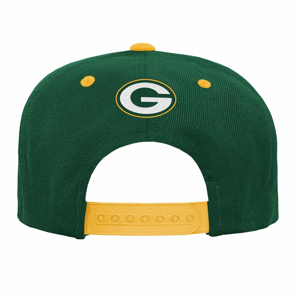 Outerstuff Youth Team Gradient Deadstock Snapback Hat - Green Bay Packers Hats
