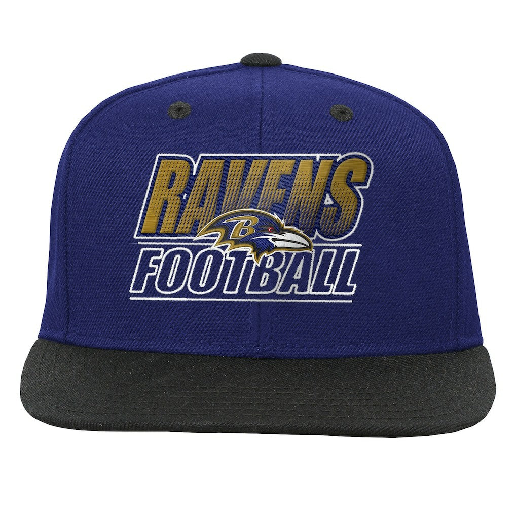 Outerstuff Youth Team Gradient Deadstock Snapback Hat - Baltimore Ravens Hats