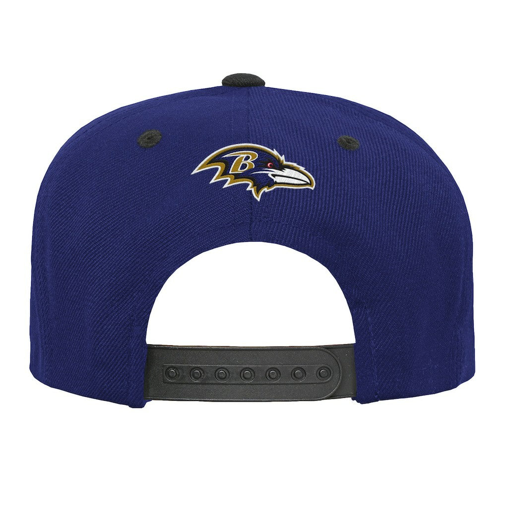 Outerstuff Youth Team Gradient Deadstock Snapback Hat - Baltimore Ravens Hats