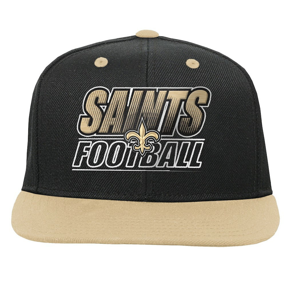 Outerstuff Youth Team Gradient Deadstock Snapback Hat - New Orleans Saints Hats