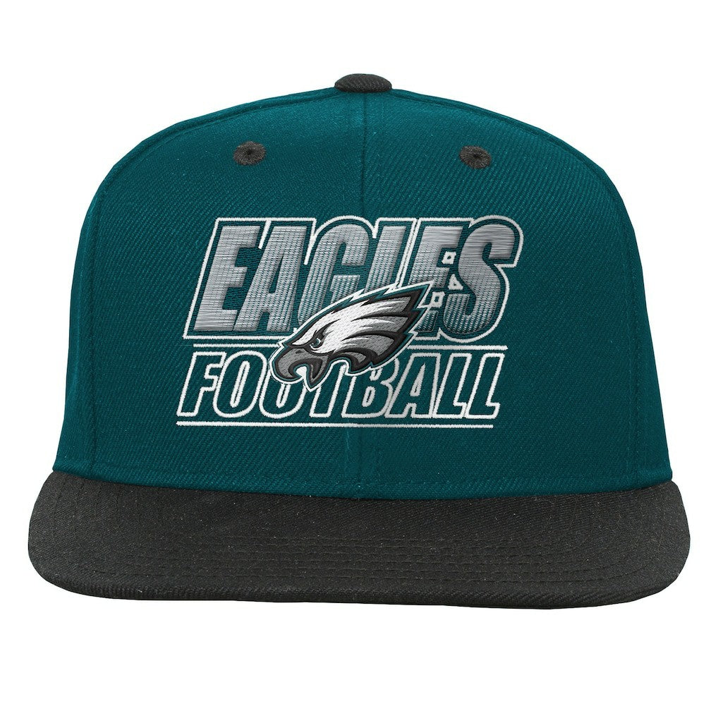 Outerstuff Youth Team Gradient Deadstock Snapback Hat - Philadelphia Eagles Hats
