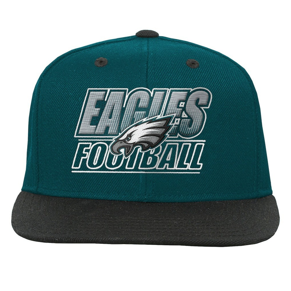 Outerstuff Youth Team Gradient Deadstock Snapback Hat - Philadelphia Eagles Hats