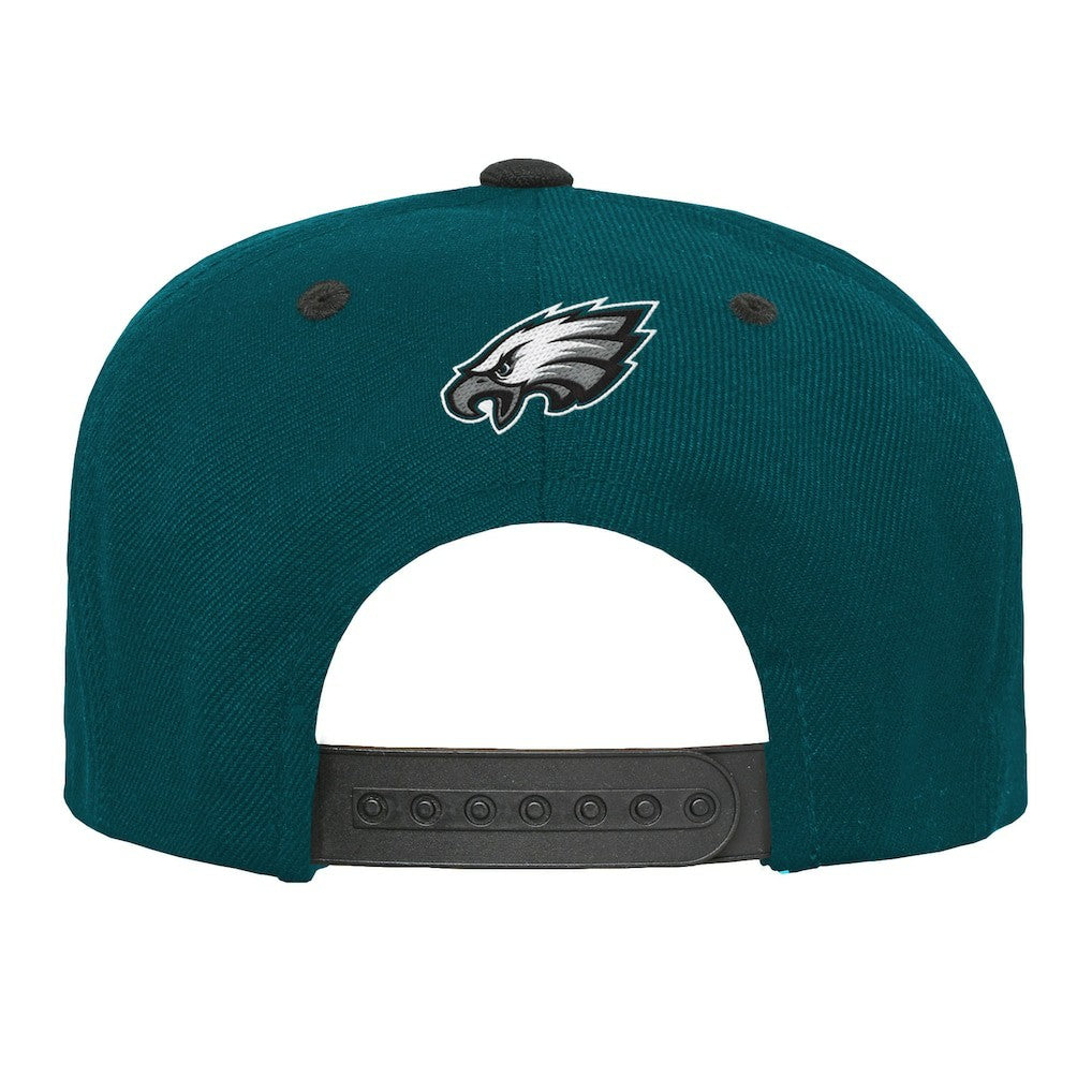 Outerstuff Youth Team Gradient Deadstock Snapback Hat - Philadelphia Eagles Hats