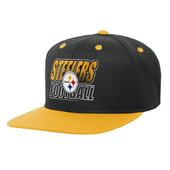 Outerstuff Youth Team Gradient Deadstock Snapback Hat - Pittsburgh Steelers Hats