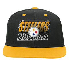 Outerstuff Youth Team Gradient Deadstock Snapback Hat - Pittsburgh Steelers Hats