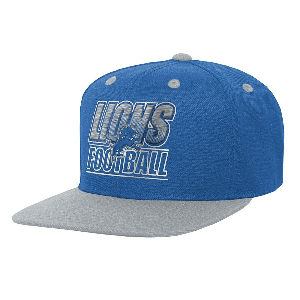Outerstuff Youth Team Gradient Deadstock Snapback Hat - Detroit Lions Hats