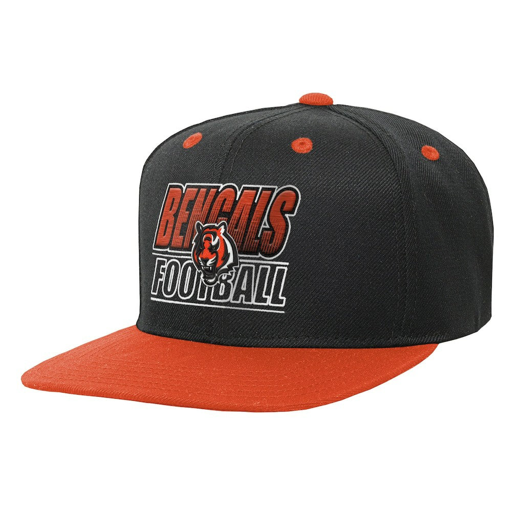 Outerstuff Youth Team Gradient Deadstock Snapback Hat - Cincinnati Bengals Hats