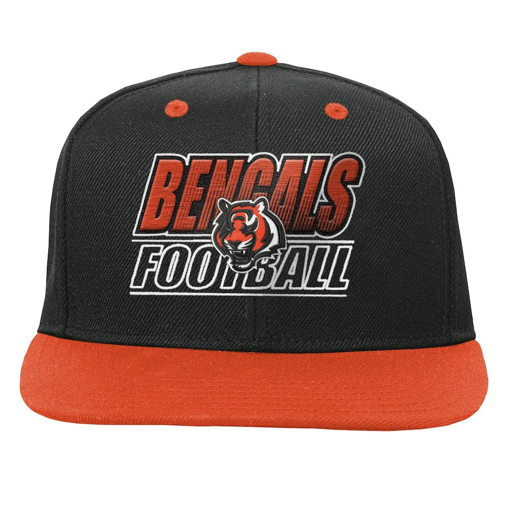 Outerstuff Youth Team Gradient Deadstock Snapback Hat - Cincinnati Bengals Hats