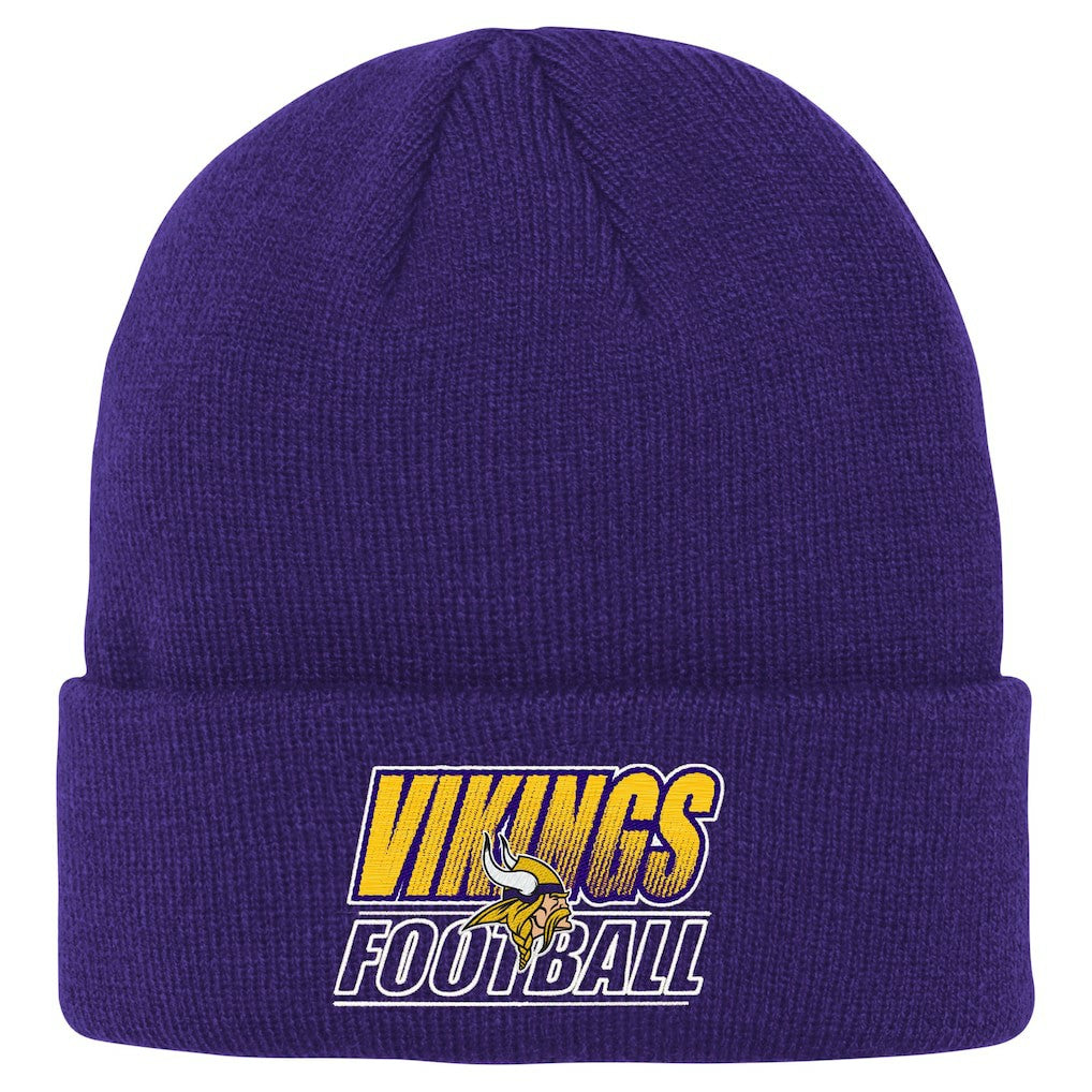 Outerstuff Youth Team Gradient Cuffed Knit Hat - Minnesota Vikings Hats
