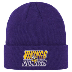 Outerstuff Youth Team Gradient Cuffed Knit Hat - Minnesota Vikings Hats