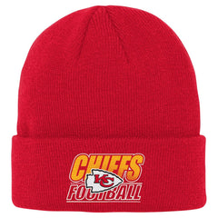 Outerstuff Youth Team Gradient Cuffed Knit Hat - Kansas City Chiefs Hats
