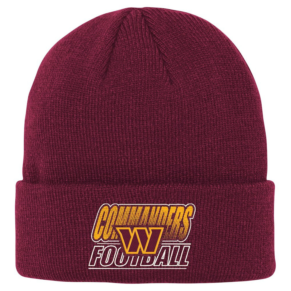Outerstuff Youth Team Gradient Cuffed Knit Hat - Washington Commanders Hats