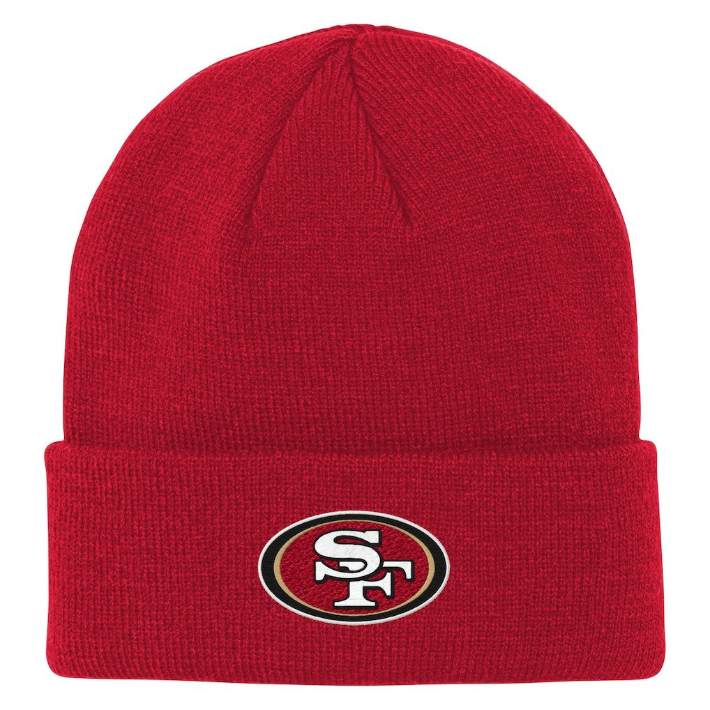 Outerstuff Youth Team Gradient Cuffed Knit Hat - San Francisco 49ers Hats