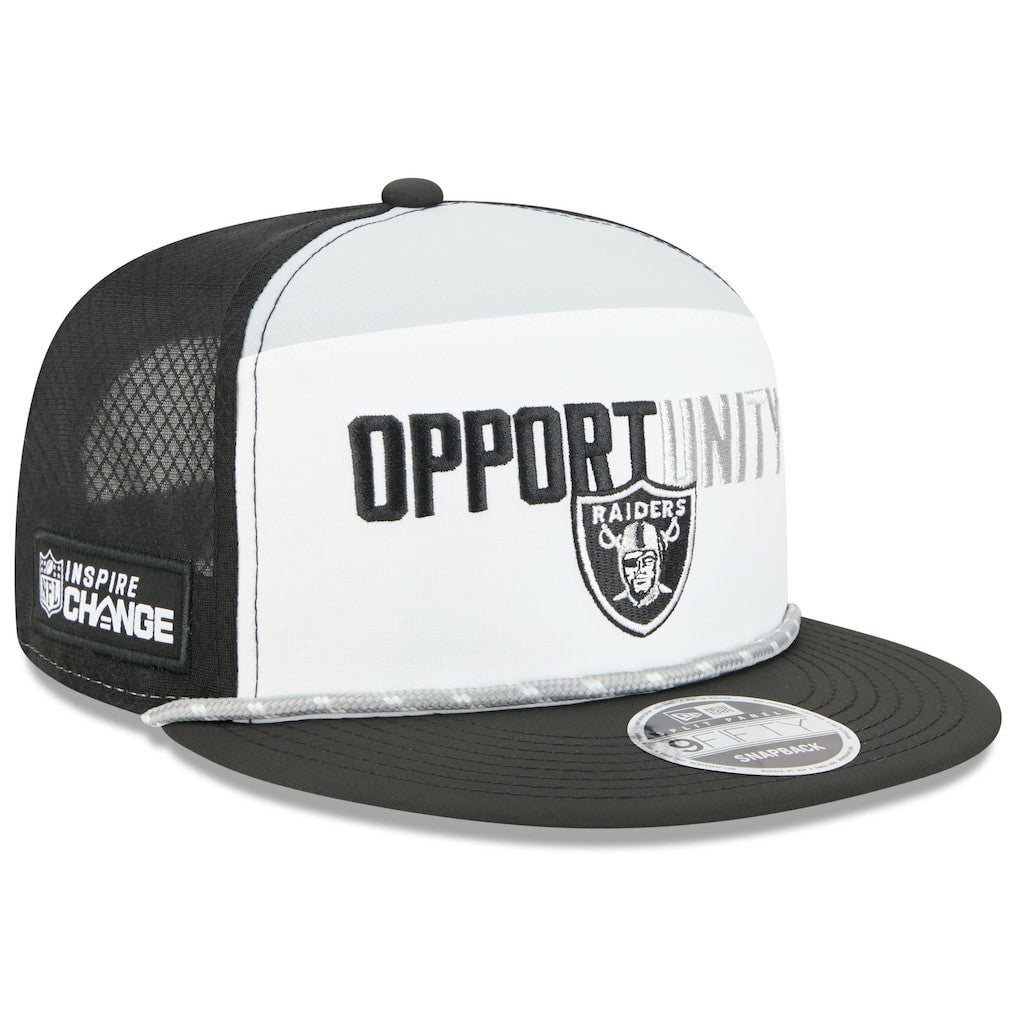 2025 Inspire Change Split Panel 9FIFTY Snapback Hat - Las Vegas Raiders Hats