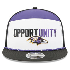 2025 Inspire Change Split Panel 9FIFTY Snapback Hat - Baltimore Ravens Hats