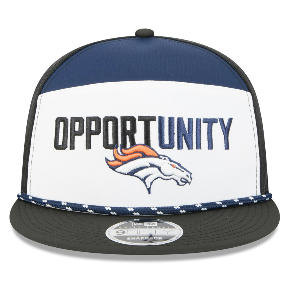 2025 Inspire Change Split Panel 9FIFTY Snapback Hat - Denver Broncos Hats