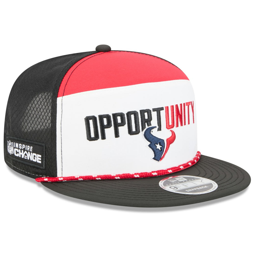2025 Inspire Change Split Panel 9FIFTY Snapback Hat - Houston Texans Hats