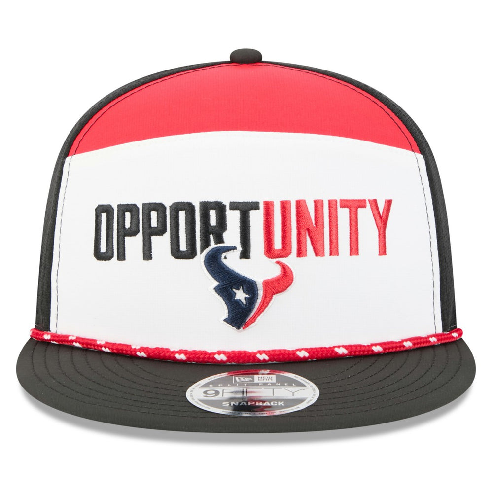 2025 Inspire Change Split Panel 9FIFTY Snapback Hat - Houston Texans Hats