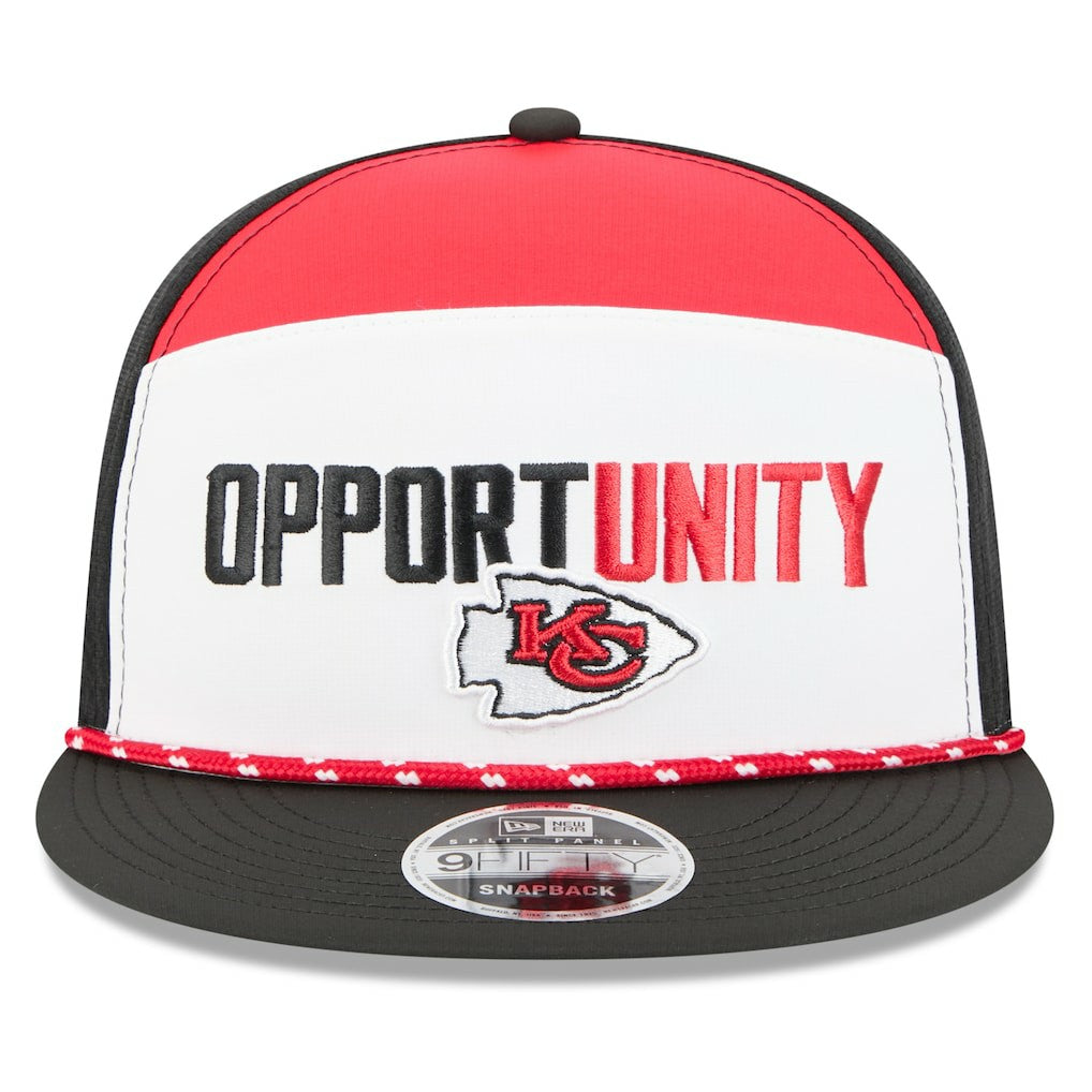 2025 Inspire Change Split Panel 9FIFTY Snapback Hat - Kansas City Chiefs Hats