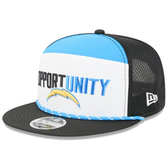2025 Inspire Change Split Panel 9FIFTY Snapback Hat - Los Angeles Chargers Hats