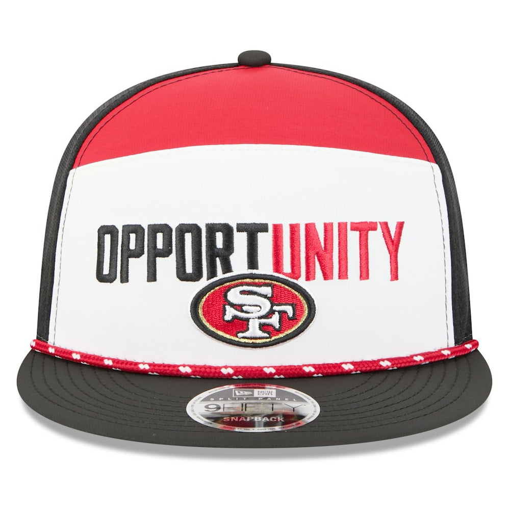 2025 Inspire Change Split Panel 9FIFTY Snapback Hat - San Francisco 49ers Hats