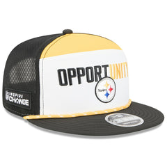 2025 Inspire Change Split Panel 9FIFTY Snapback Hat - Pittsburgh Steelers Hats