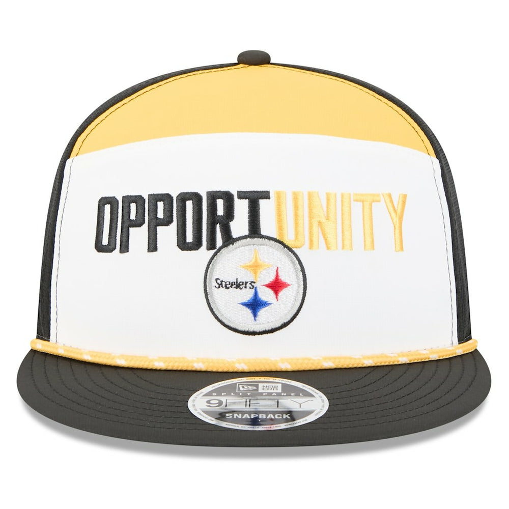 2025 Inspire Change Split Panel 9FIFTY Snapback Hat - Pittsburgh Steelers Hats
