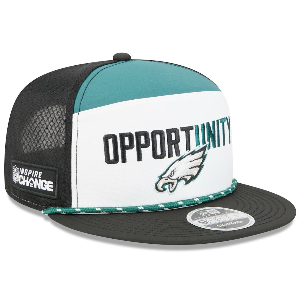 2025 Inspire Change Split Panel 9FIFTY Snapback Hat - Philadelphia Eagles Hats