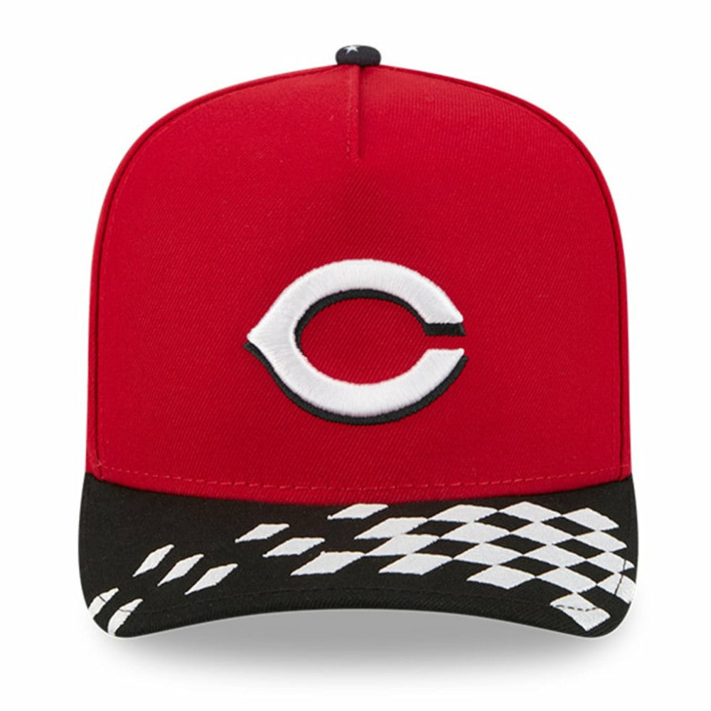 Red/Black Cincinnati Reds New Era 2025 MLB Speedway Classic A-Frame 59FIFTY Fitted Hat