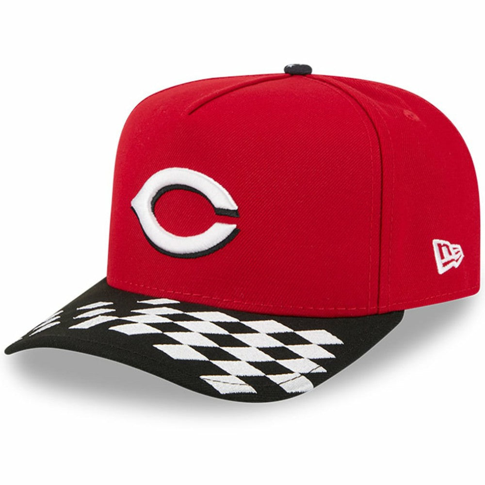 Red/Black Cincinnati Reds New Era 2025 MLB Speedway Classic A-Frame 59FIFTY Fitted Hat