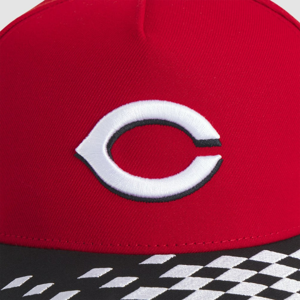 Red/Black Cincinnati Reds New Era 2025 MLB Speedway Classic A-Frame 59FIFTY Fitted Hat