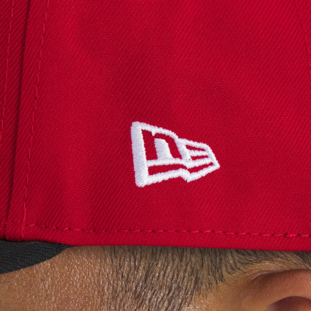 Red/Black Cincinnati Reds New Era 2025 MLB Speedway Classic A-Frame 59FIFTY Fitted Hat