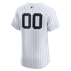 White New York Yankees Nike Home Elite Custom Jersey