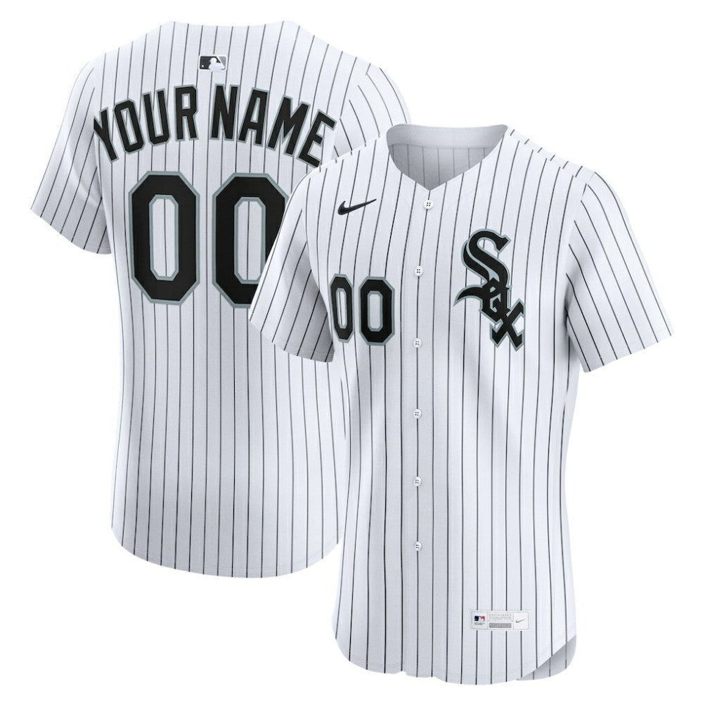 White Chicago White Sox Nike Home Elite Custom Jersey