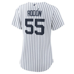 White Carlos Rodon New York Yankees Nike Women's Home Replica Jersey