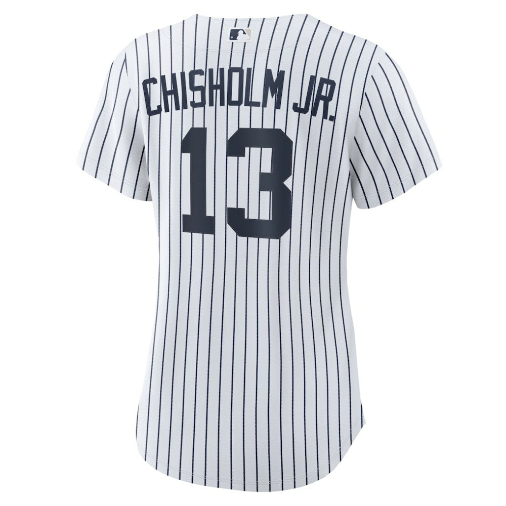 White Jazz Chisholm Jr. New York Yankees Nike Women's Home Replica Jersey