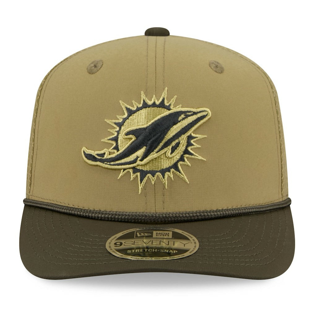 2025 Salute to Service 9SEVENTY Adjustable Hat - Miami Dolphins Hats