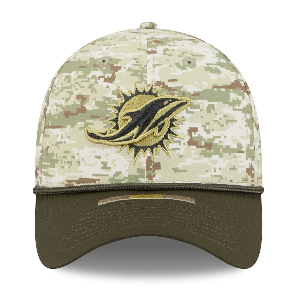 2025 Salute to Service 39THIRTY Flex Hat - Miami Dolphins Hats