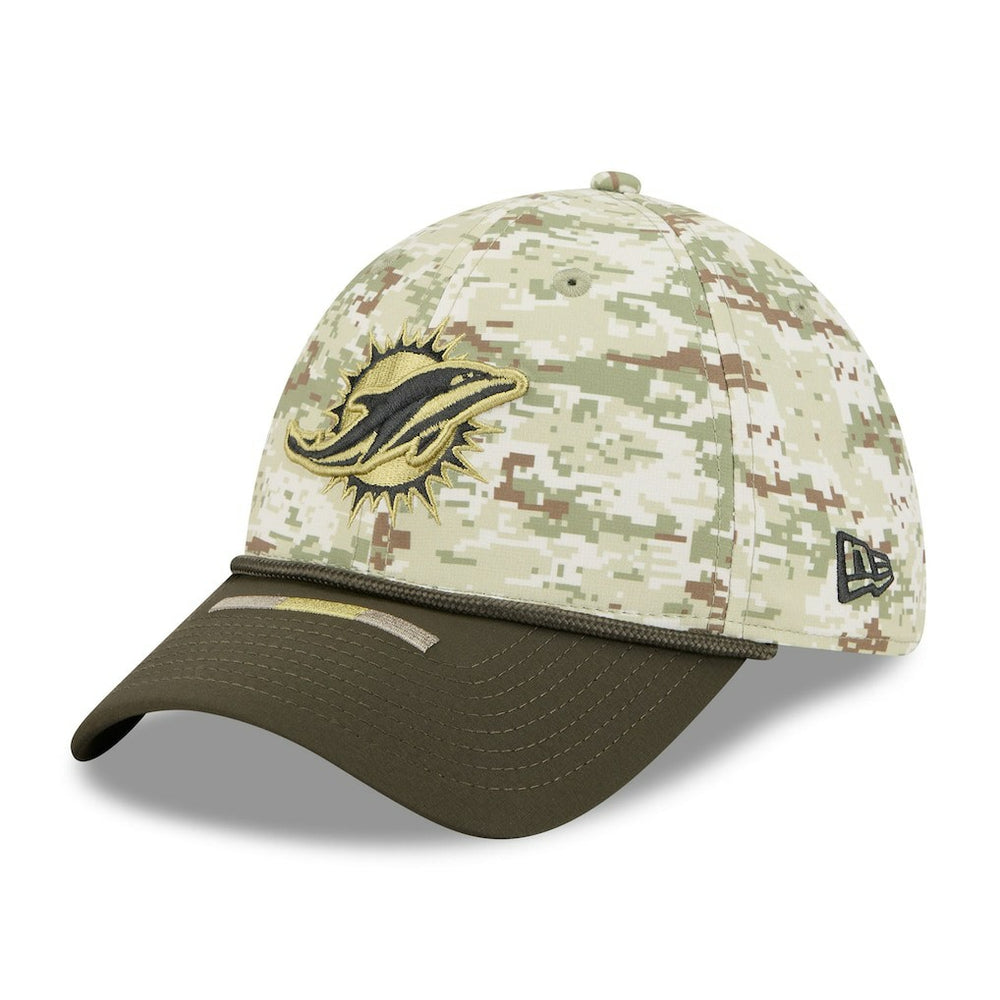 2025 Salute to Service 39THIRTY Flex Hat - Miami Dolphins Hats