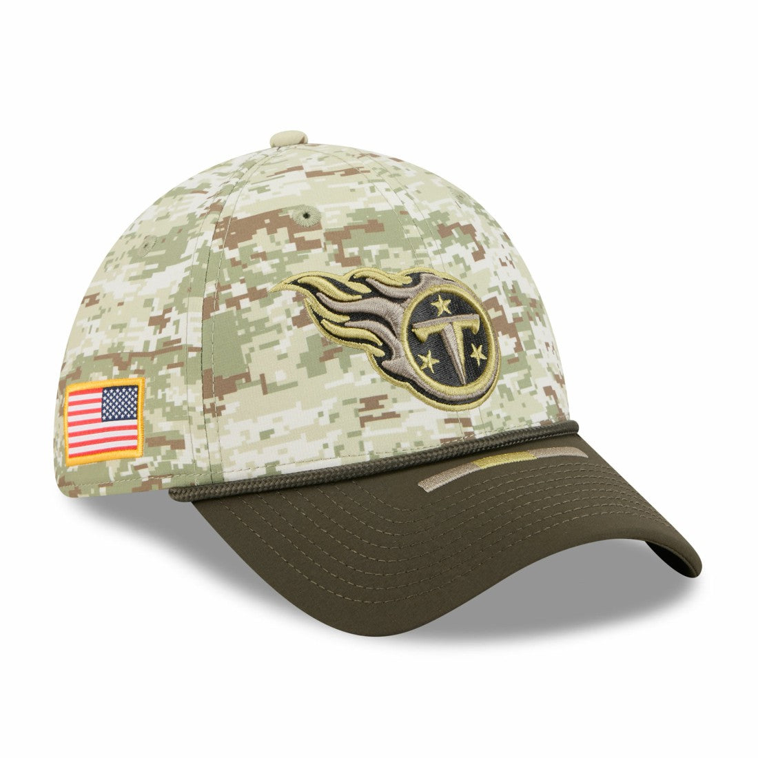 2025 Salute to Service 39THIRTY Flex Hat - Tennessee Titans Hats